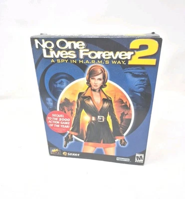 No One Lives Forever 2: A Spy in H.A.R.M.'s Way - PC Big Box-New Sealed-See Desc - Image 1 of 4