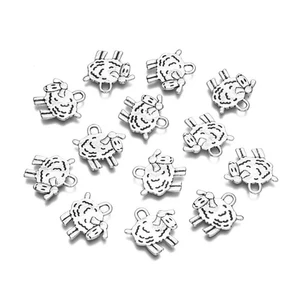 Paquete de 10 dijes de ovejas de aleación de metal plata antigua de 15 mm - Imagen 1 de 1