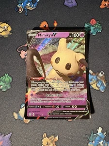 Pokémon Karten Mimikyu V 062/163 Ultra Rare Kampfstile - (NM) - Bild 1 von 2