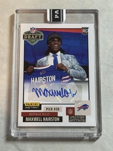 2025 Panini Instant Draft Night Maxwell Hairston Rookie Auto RC /99 Bills D - Picture 1 of 2