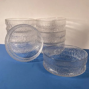 8 IITTALA GLAS ASLAK TAPIO WIRKKALA SCHALEN SET FINNLAND MODERN 70ER THULE MCM - Bild 1 von 15