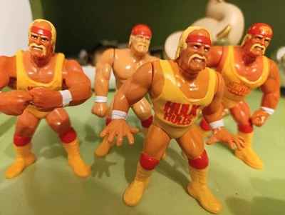 HULK HOGAN GIG HASBRO WWF WRESTLING NO MASTERS Edizione Completa 4 - Immagine 1 di 4