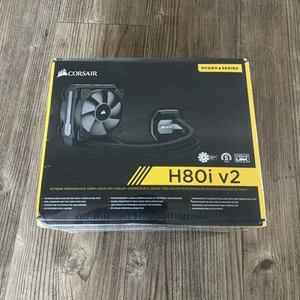 Neu versiegelt Corsair H80i V2 120MM Liquid AIO CPU Kühler CW-9060024-WW TR-4/2015 - Bild 1 von 5