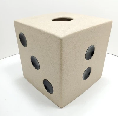 Jarrón grande decorativo de cerámica para dados decoración del hogar florero  Foto 1 de 4