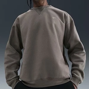Nike Solo Swoosh Baumwollmischung Jersey Rundhalsausschnitt Sweatshirt Höhle Stein Herren XL - Bild 1 von 13