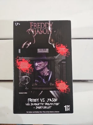 FREDDY VS. JASON LED Silhouette Projection Light + Short Circuit NEW - Image 1 of 2