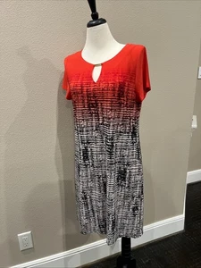 Calvin Klein Ombré Dress Sz L - Picture 1 of 5