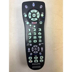 Mando a distancia de reemplazo universal Philips Magnavox CL010 3 dispositivos negro - Imagen 1 de 3