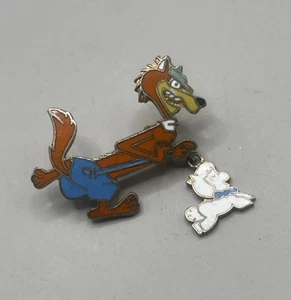 MILDEW WOLF Enamel Lapel Pin Vintage Wolf & Lambsey - Picture 1 of 1