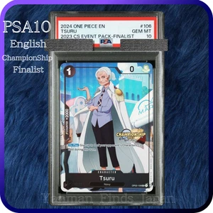 PSA 10 Tsuru Championship Finalist Promo One Piece Card English OP02-106 2024 - Picture 1 of 2
