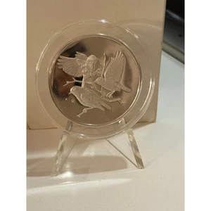 1976 Franklin Mint Robert Bird Bluebird PP #49 2oz .925 Silber Medaille Sterling - Bild 1 von 4