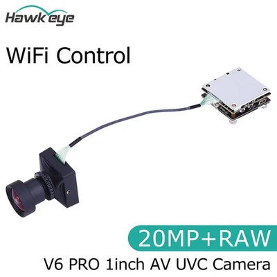 Hawkeye V6 PRO 6K Sony Recorder Camera WiFi control DC 7-26V 8X Digital zoom - Image 1 of 4
