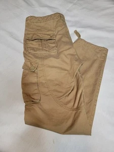 Match Matchstick Cargohose Herren XL/34 hellbraun Cargotaschen Jagd Arbeitskleidung - Bild 1 von 10