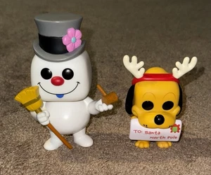 Funko POP #1677 Frosty the Snowman - Frosty the Snowman Figure & Disney Pluto - Picture 1 of 7