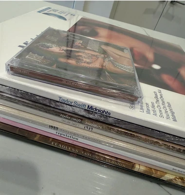 Taylor Swift Vinyl - Rep, FolkLR, Midnights, 1989x2, EverMR, Red,  LVR, Fearless - Image 1 of 2