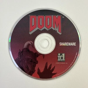 DOOM Shareware Demo ID Software Promo 1995 PC CD-ROM Game for MS-DOS - Picture 1 of 14