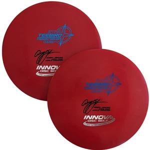 2x USED 8/10 INNOVA STAR TEEBIRD 157g, MATCHING PAIR, 3-LINE AJ, AVERY JENKINS - Picture 1 of 7