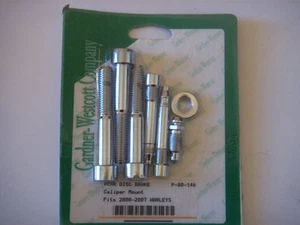 Bremssattel Chrom Entlüftung & Schraubensatz hinten Harley-Davidson 2000 bis 2007 510756 - Bild 1 von 1
