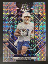 2023 Panini Mosaic Josh Downs Silver Mosaic Rookie Card RC #339
