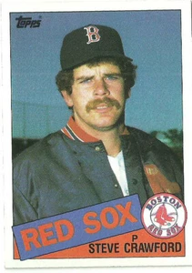 STEVE CRAWFORD BOSTON RED SOX #661 - TOPPS QUASI NUOVO-MT 1985 - Foto 1 di 2