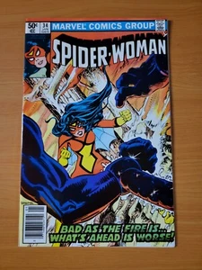 Spider-Woman #34 Variante De Quiosco ~ VF - Casi Mint NM ~ 1981 Cómics Marvel - Imagen 1 de 2