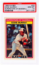 1989 Topps Kay-Bee Superstars of Baseball #23 Eddie Murray PSA 10