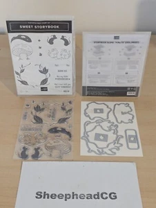 Stampin' Up! Süßes Bilderbuch 14 Briefmarken + Bilderbuchszene Framelits Stanzformen - Sehr guter Zustand UK - Bild 1 von 8