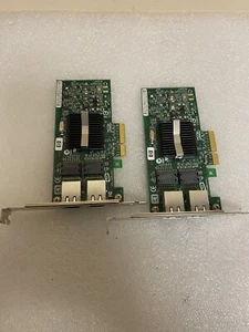 lot of 2 HPPRO 1000 2-Port PCIe x4 1GB Ethernet Network Adapter CardAD337-60001 - Picture 1 of 2