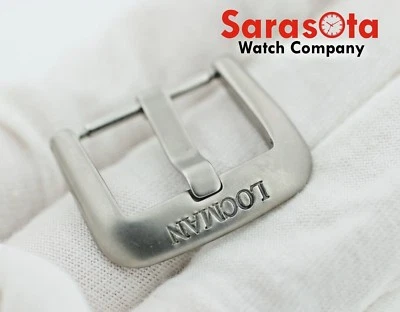 100% подлинный ремешок для часов Locman из нержавеющей стали с пряжкой 20 мм - Изображение 1 из 4