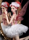 Full Set 1/4 BJD MSD Doll Girl Doll Angel Red Hair Resin Ball-Joints Doll+Outfit