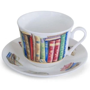 Jumbotasse mit Untertasse Creative Writing Porzellan 296702 Roy Kirkham - Bild 1 von 3