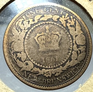 1861 New Brunswick 1 Cent Copper KM#6 - Bild 1 von 4