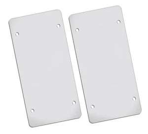 2 Clear Thin Flat Plastic 6" x 12" Plate Shield .040 Gauge Thin Cover Protector - Picture 1 of 4