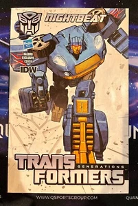 Transformers Dark Cybertron #9 Nightbeat Hasbro Exclusive Var Cover IDW (W6) - Picture 1 of 3