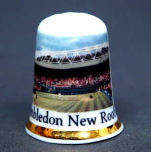 LAST FEW Wimbledon New Roof Bone China Thimble B/2 - Picture 1 of 1