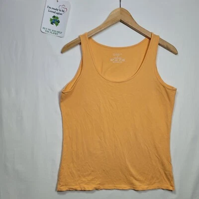Primark Tank Shirt Women Size 16 Orange Stretch Sleeveless Ladies Vest Top - Image 1 of 4