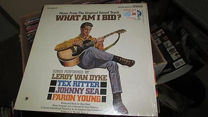 WHAT AM I BID? SOUNDTRACK LP MGM LEROY VAN DYKE TEX RITTER SEALED - Picture 1 of 2