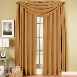 Soho Rod Pocket Panels or Scarf valance Window Treatment (Single) - Picture 1 of 12
