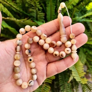 10 mm 33 Ram Cuerno Cuentas de Oración Koc Boynuzu Tesbih Turco Tasbih Misbaha 319 - Imagen 1 de 12