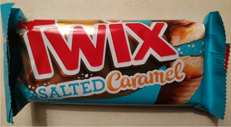 4x Bar of TWIX Salted Caramel - 23g each Bar - Image 1 of 2
