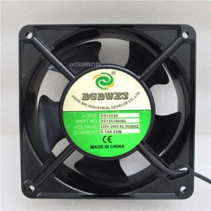 for DGDWXS DS12038HBL/HSL AC220V 0.14A 22W 12038 cabinet cooling fan - Picture 1 of 1