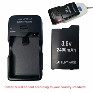 PSP-S110 Battery +Charger for Sony PSP Slim PSP-2000 PSP-2001 PSP-3000 PSP-3001 - Picture 1 of 7