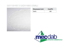 SOTTOFRITTI GOFFRATI OVALI 33x55 conf. da 500 pz.