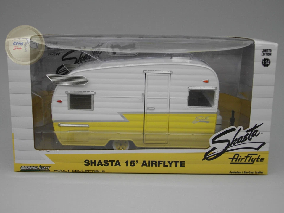 Shasta Airflyte (2015) - Greenlight Caravan 1:24 - GL18235YL - Immagine 1 di 1