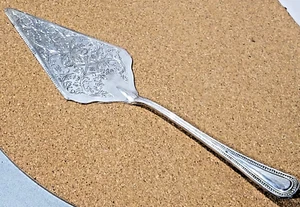 Markenlos TORTENHEBER 3,25x12" Silber Teller Utensil Italien - Bild 1 von 7