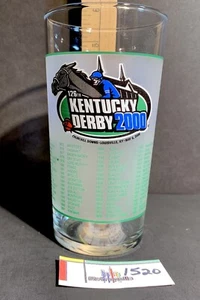 126º Kentucky Derby 2000 oficial como nuevo vidrio Julep Churchill Downs - Imagen 1 de 4