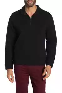 Toscano Größe:XXL Sweatshirt mit Stehkragen und Viertelreißverschluss Farbe:SCHWARZ - Bild 1 von 2