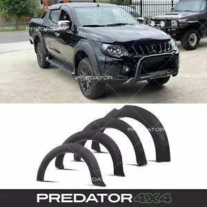 FRONT REAR WIDE BODY WHEEL ARCH FENDER FLARE KIT FOR MITSUBISHI L200 TRITON 15- - Picture 1 of 10