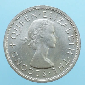 SOUTHERN RHODESIA ELISABETTA II CROWN 1953 CURRENCY NUMISMATICA SILVER COIN - Imagen 1 de 2
