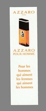 Advertising card - advertising card - for men by Loris Azzaro N°2 